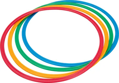 Produktbild von Betzold Gymnastik-Reifen, bunt, 4 Stück, Gymnastikreifen für Motorik/Geschicklichkeit, Seniorenförderung, Durchmesser: 38 cm