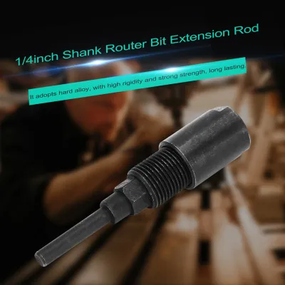 Imagen del producto de Varilla de extensión para fresadora, soporte para portapinzas, varilla de extensión para portapinzas de fresadora, varilla de extensión para máquina de grabado, varilla de extensión para portapinzas de fresadora con vástago de 1/4 de pulgada