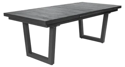 Produktbild von LC Garden Gartentisch 200/260x100 anthrazit Aluminium Ausziehtisch mit Synchronauszug