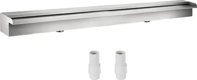 Produktbild von Vevor 1500 mm Edelstahl rechteckig Schwimmbad Brunnen Wasserfall Wasser Klinge