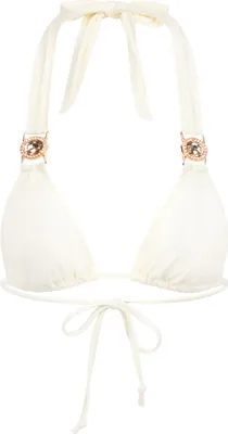 Produktbild von Moda Minx Bikinioberteil Amour Triangle mit stilvollem Steinbesatz Ecru XS