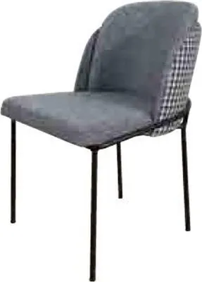 Produktbild von Originaler grauer Stuhl auf Edelstahlbeinen für Ihr Esszimmer Neues Modell