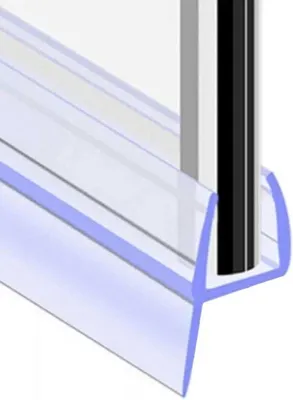 Obrázek produktu pro Těsnění sprchového koutu – těsnění ve tvaru písmene H – vodotěsné – 200 cm – průhledné