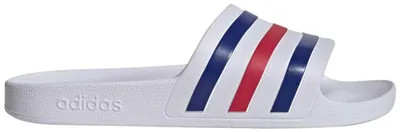 Produktbild von Adidas Unisex Adilette Aqua Badeschuh ftwr white/pure ruby/semi lucid blue 43 1/3