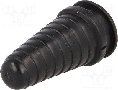 Immagine prodotto di 10 passacavi, diametro nominale: 5÷9 mm, neri, in PVC, a gradoni, spessore: 3 mm, per cavi