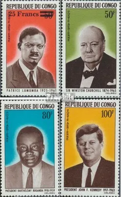 Produktbild von Briefmarken Kongo (Brazzaville) 1965 Mi 71-74 (kompl.Ausg.) postfrisch Staatsmänner