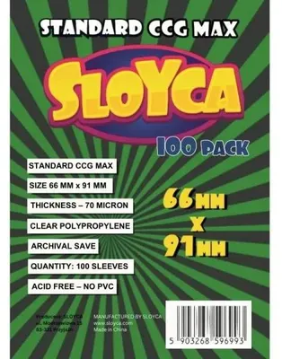 Image de Étiquettes Standard CCG MAX 66 x 91 mm (100 pièces) SLOYCA
