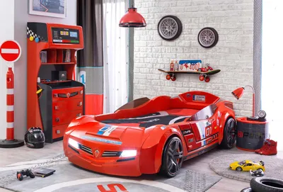 Produktbild von Cilek BITURBO Autobett Kinderzimmer, 3-tlg.