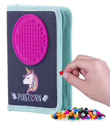 Produktbild von Schul-Federmäppchen mit Reißverschluss und Einhorn-Motiv