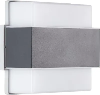 Zdjęcie produktu dla Lampa ścienna LED zewnętrzna Brilliant Archie, metal i plastik antracyt, 7 W IP44
