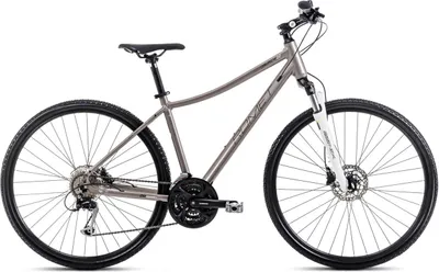 Zdjęcie produktu dla Rower crossowy ROMET ORKAN 4 D 2024 szampańsko-czarno-srebrny, 18, 28, nd., kobieta