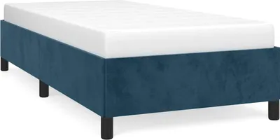 Obrázek produktu pro vidaXL Rám postele bez matrace tmavě modrý 100x200 cm sametový