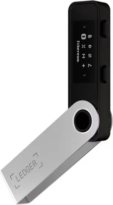 Obrázek produktu pro Ledger Nano S Plus, Bitcoin, Ethereum, NFT, EAL6, Desktopová hardwarová peněženka, Černá, Plast, Nerezová ocel, OLED