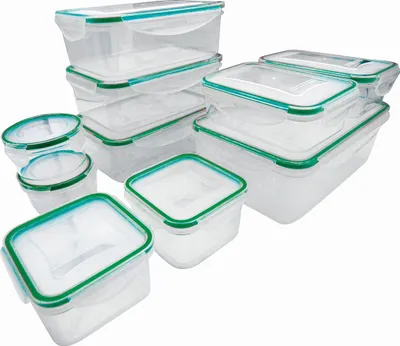 Produktbild von Famanu Aufbewahrungsboxen Set 10 Stück - mit Silikondichtung, hitzebeständig