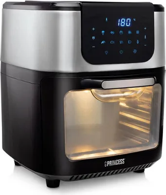 Produktbild von Princess 182075 Backofen-Fritteuse DeLuxe, Heißluftfritteuse, 11 l, 0,75 kg, 30 °C, 200 °C, 7 Person(en)