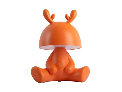 Image de Leitmotiv - Lampe de table Cerf - Orange