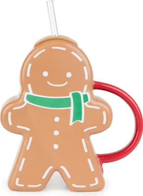 Immagine prodotto di HOMLA BRILEY Bicchiere per dolci con cannuccia di vetro 0,55 l