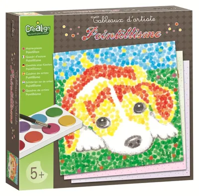 Image de Crealign Punktkunst Animaux kit de bricolage créatif pour enfants
