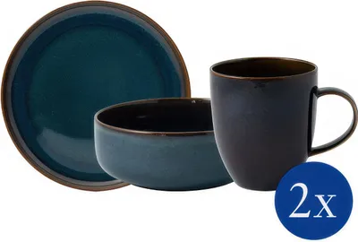 Immagine prodotto di Villeroy & Boch Crafted - Blu Denim - Set di 6 pezzi