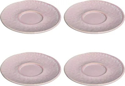 Produktbild von Leonardo MATERA Espressountertasse 11 cm rosa 4er Set