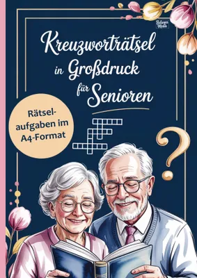 Produktbild von Kreuzworträtsel in Großdruck für Senioren