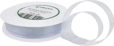Image de Ruban / Organza argenté 12mm x 23m
