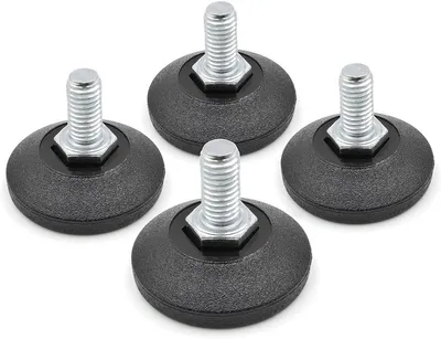 4 x verstellbare Stellschraube M10 - Ø 38 mm - Bis 550 kg Tragkraft