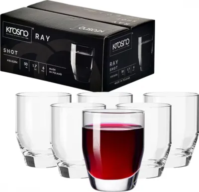 Produktbild von KROSNO Set KROSNO Ray Wodka Gläser 50 ml 6 Stück