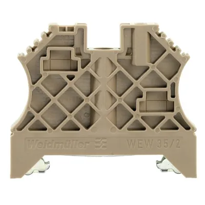 Immagine prodotto di Supporto terminale 56x8x47 mm - Staffa terminale per morsetti a vite WEW 35/2