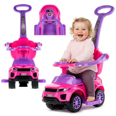 Obrázek produktu pro Posuvné auto Sportovní auto SUV Posuvné auto hračka od 1 roku růžové Sun Baby