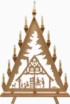 Produktbild von Lichterdreieck - Vor dem Fest, 47cm, Original Erzgebirge