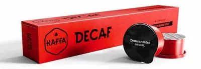 Zdjęcie produktu dla Kaffa Decaf (kawa bezkofeinowa) kapsułki do Delta Q - 10 kapsułek