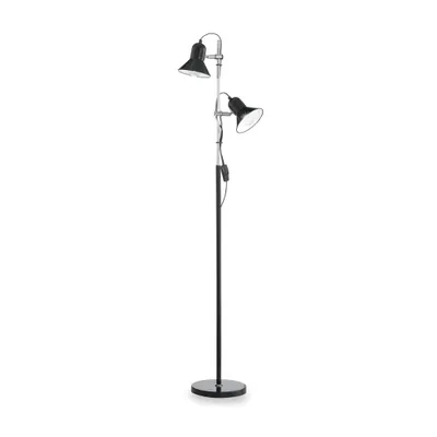 Image de POLLY lampadaire noir 2 ampoules