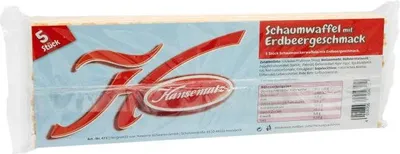 Produktbild von Hansematz Schaumwaffel mit Erdbeergeschmack 5er