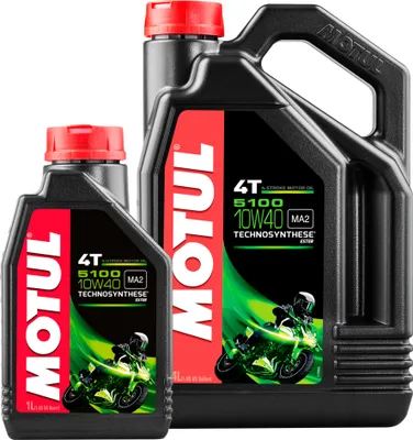 Produktbild von MOTUL Motorrad 5100 4T 10W-40 4-Takt Motorenöl synthetisch 4+1 Liter