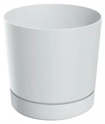Zdjęcie produktu dla Doniczka z podstawkiem biała TUBO P DPOP240-S449