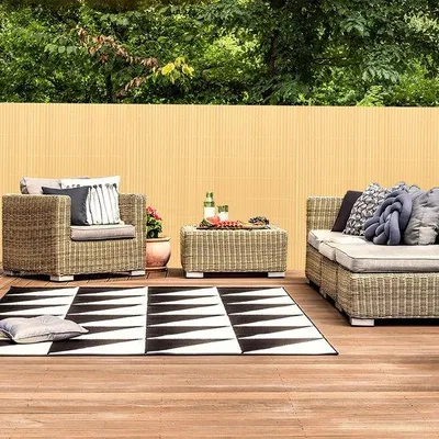 Immagine prodotto di Pannello protettivo in PVC da 1,8 x 3 m per la privacy – Divisorio da giardino e protezione per balconi – Verde – 1,8 x 3 m