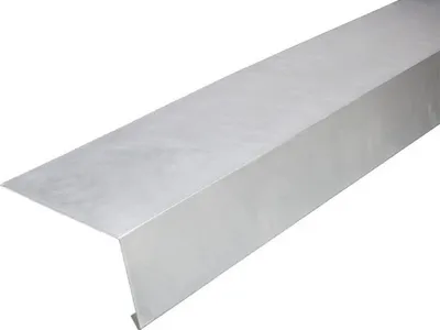 Produktbild von PRECIT Aluminium Rinneneinhang 100° ohne Wasserfalz 1000 x 145 x 90 mm