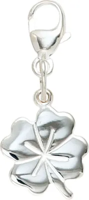 Produktbild von JOBO Einhänger Charm Kleeblatt 925 Sterling Silber rhodiniert