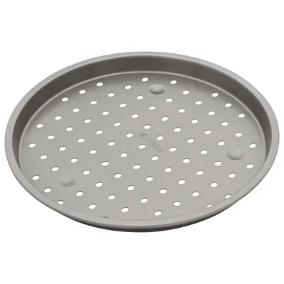 Image de Plaque à pizza perforée Judge , acier au carbone, 30 x 2 cm, argent