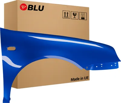 Image de BLU Aile Compatible avec VW Volkswagen Golf IV 4 LA5W Droite Blau RavennaBlau | 1997-2006 | Avant | Peint| Prêt à Monter | Acier