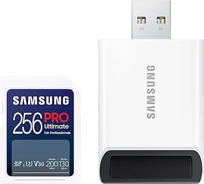 Immagine prodotto di Scheda di memoria SAMSUNG SDXC PRO Ultimate 256GB incl. adattatore USB