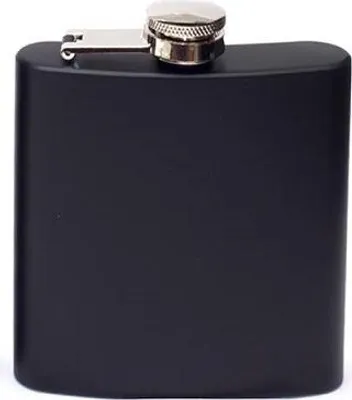 Produktbild von Schwarzer Flachmann 180ml