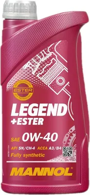 Produktbild von Mannol ware 07/2023 Motoröl 0W40 Legend+Ester 1 Liter (7901) (Synthetisch)