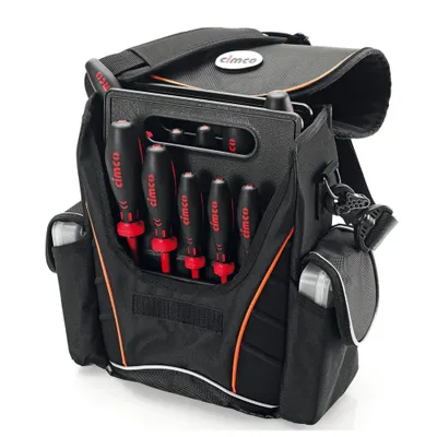 Produktbild von Cimco Elektriker-Umhängetasche 175134 (Werkzeugumhängetasche Schultertasche)