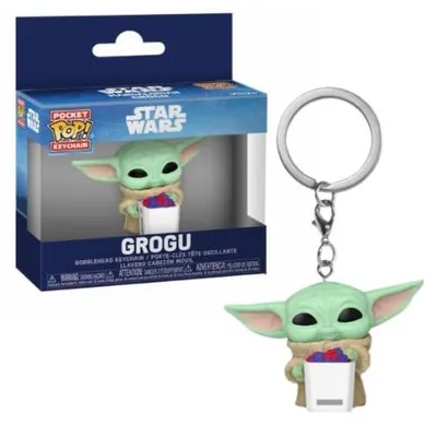 Produktbild von Funko Pocket Pop! Keychain - Grogu with Snack