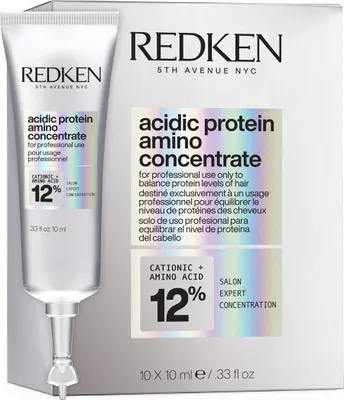 Produktbild von Redken Acidic Protein Amino Concentrate konzentrierte rekonstruktive Pflege für sehr trockenes und geschädigtes Haar 10 x 10 ml