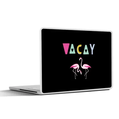 Produktbild von MuchoWow® Laptop Aufkleber Sticker Cover Sommer - Flamingo - Rosa 30x22 cm - Laptop-Sticker