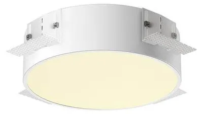 Zdjęcie produktu dla SLV MEDO 30, lampa sufitowa wpuszczana, bezramkowa, 3000/4000K, 70°, IP20, okrągła, biała 1008630