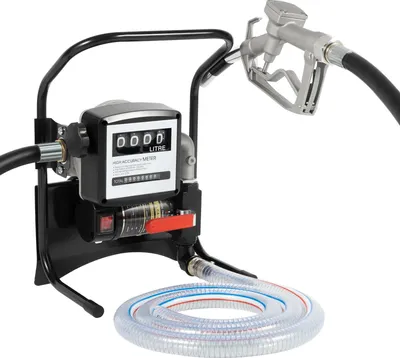 Zdjęcie produktu dla Elektryczna pompa do przelewania paliwa – pompa transferowa – 220 V – 200 W – samozasysająca – wydajność 2400 l/h – do oleju/paliwa